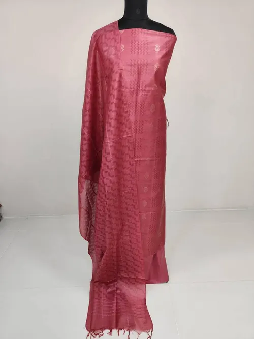 Beautifully Crafted Semi Tusser Bhagalpuri Suits Collection – Elegance in Every Thread